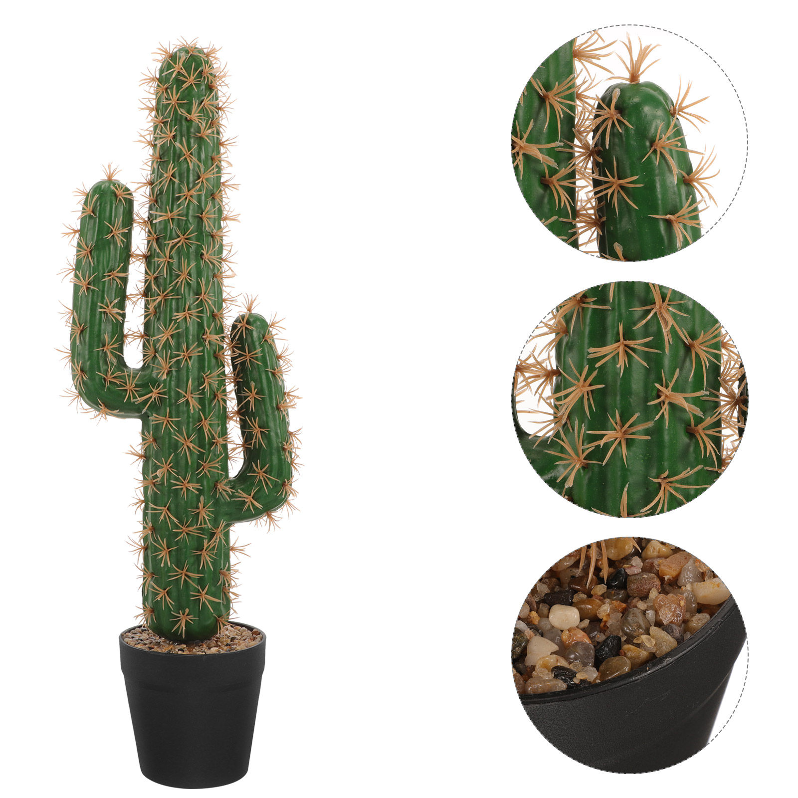 Badminton Live - Lifelike Artificial Cactus Plant in Pot