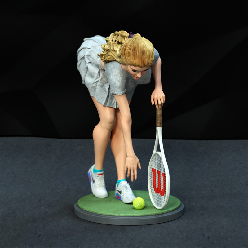 Badminton In English - 1/24 1/18 Resin Model Kits Tennis