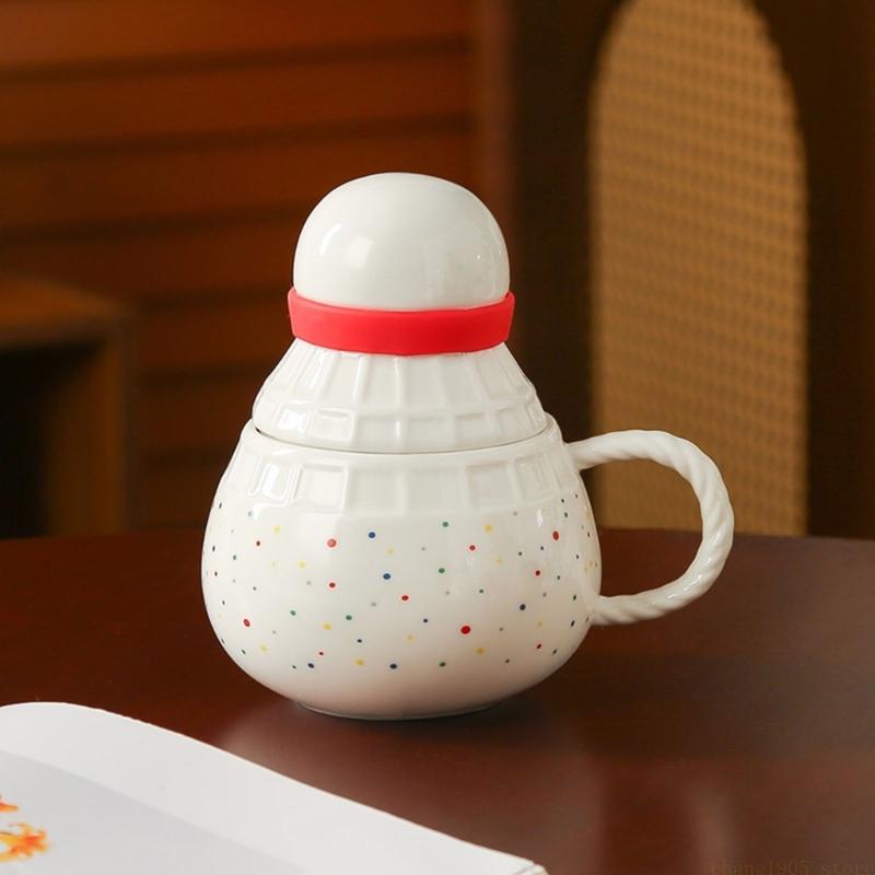 QX2E Elegant 370ml Ceramic Cof - Badminton Cup 리뷰 및 가격