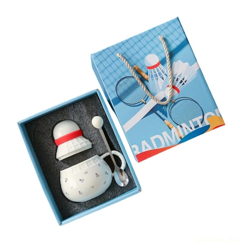 QX2E Elegant 370ml Ceramic Cof - Badminton Cup 리뷰 및 가격