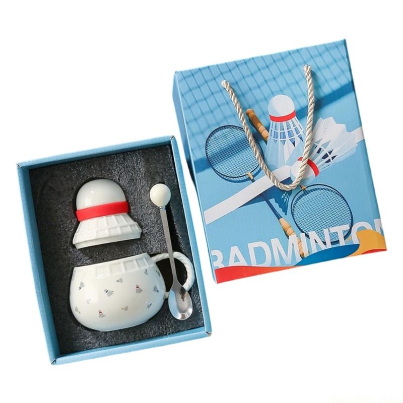 QX2E Elegant 370ml Ceramic Cof - Badminton Cup 리뷰 및 가격