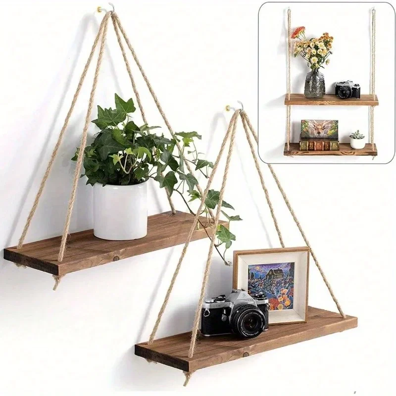 1PC Wooden Swing Hanging Hemp  - Badminton Live 리뷰 및 가격