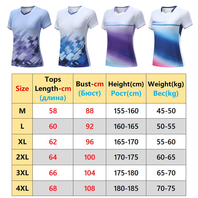 Badminton Shirts Women 3D Prin - Badminton Materi 리뷰 및 가격
