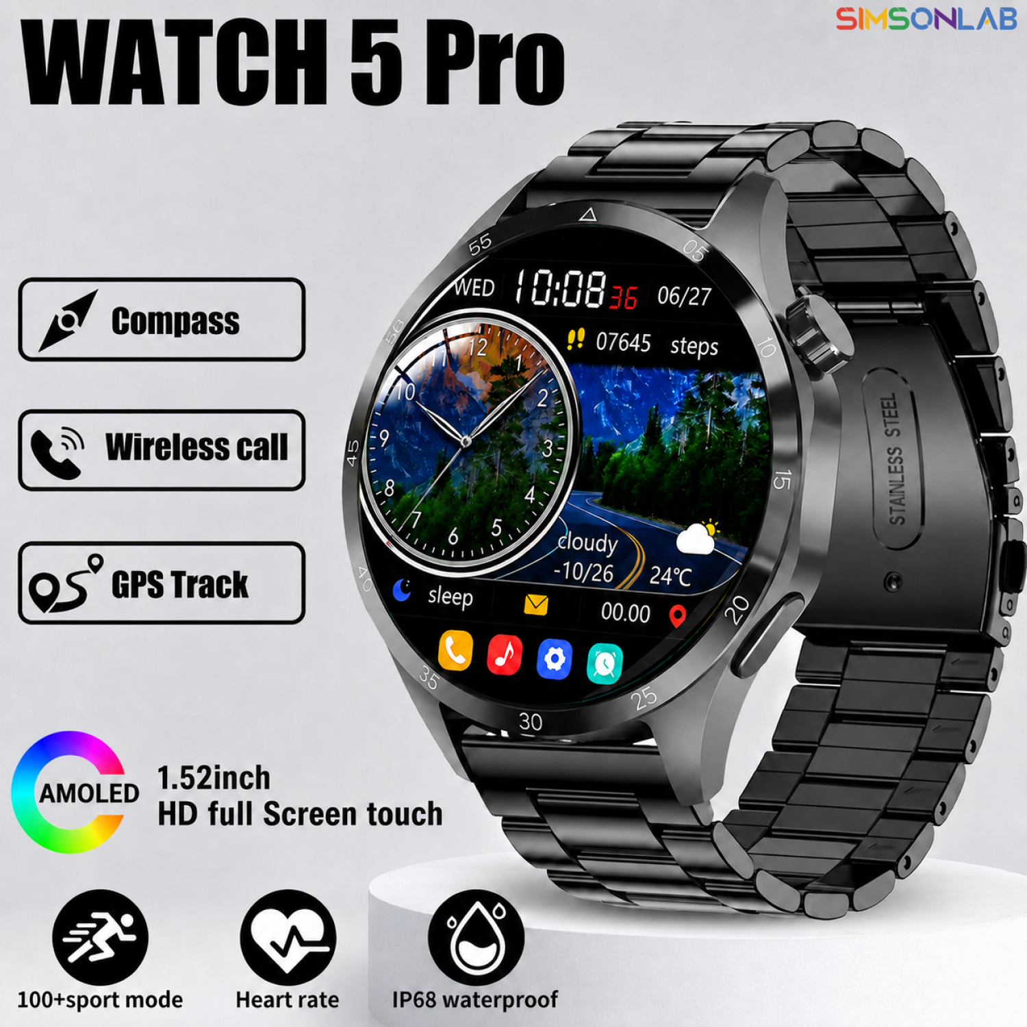 2026 New Smart Watch Men AMOLE - Badminton In English 리뷰 및 가격