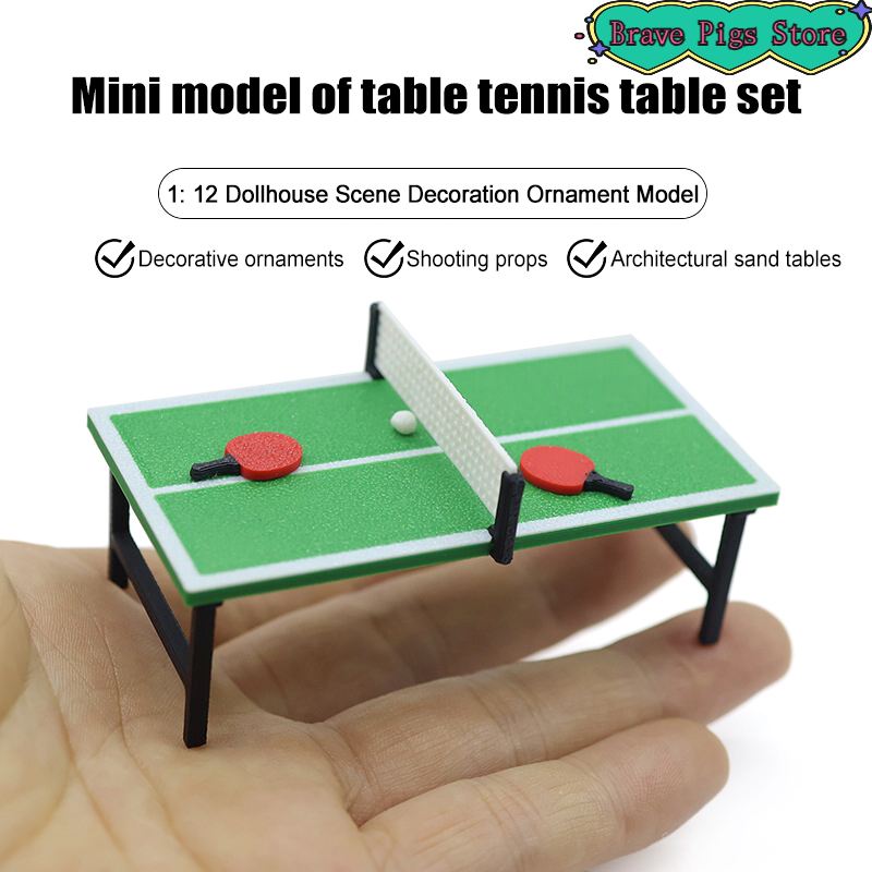 1:12 Miniature Table Tennis Ra - Badminton League 리뷰 및 가격