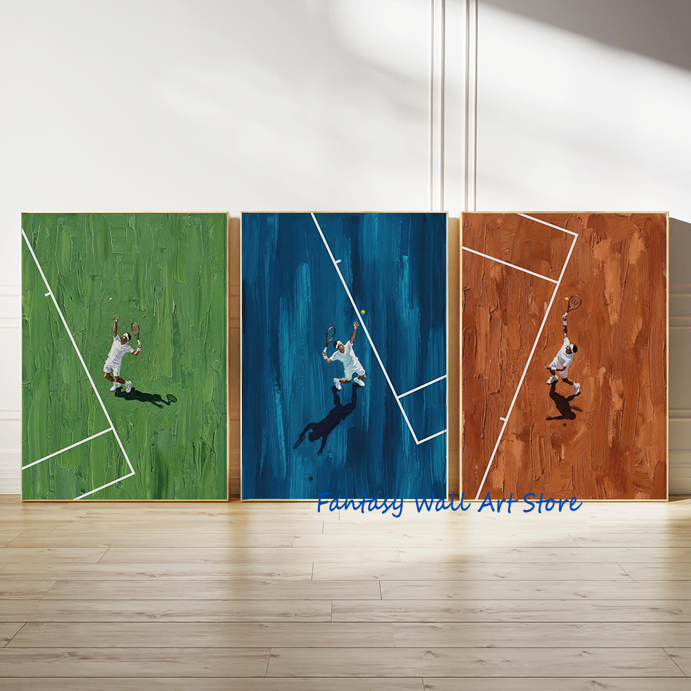 Tennis Poster World Champion T - Badminton League 리뷰 및 가격