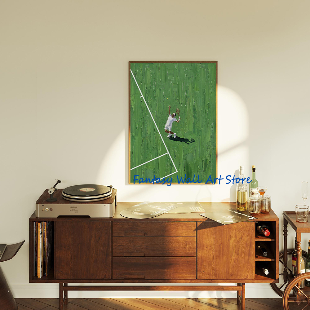 Tennis Poster World Champion T - Badminton League 리뷰 및 가격