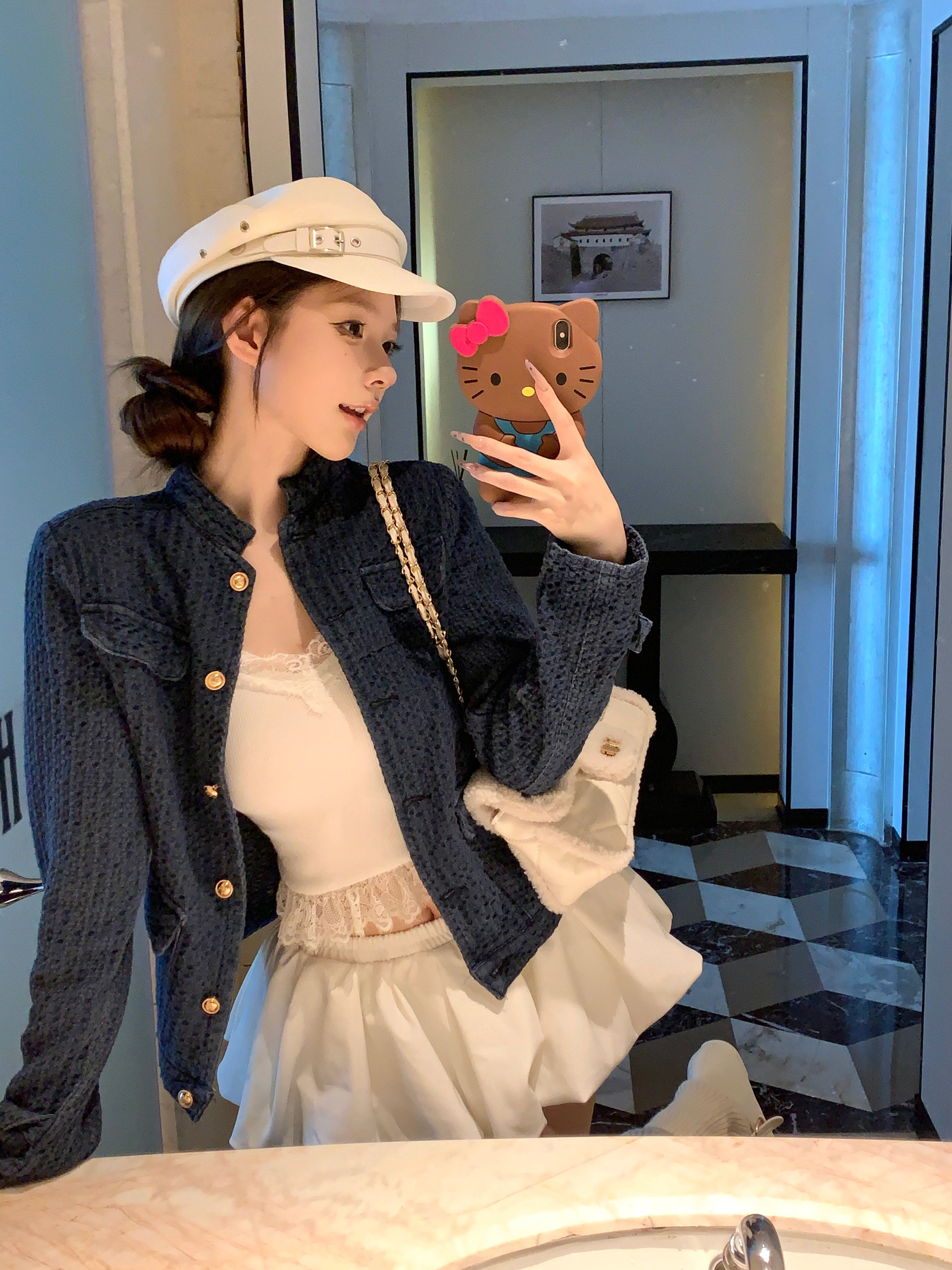 Tweed Jacket English Style Wom - Badminton In English 리뷰 및 가격