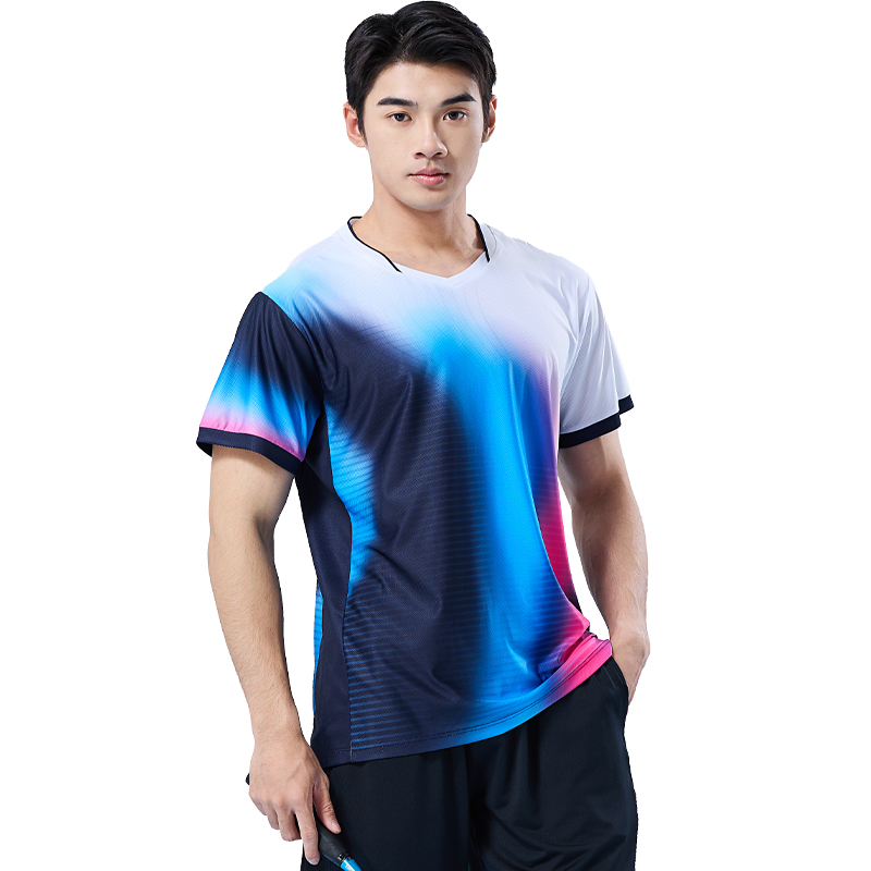 Men New Badminton Shirts Runni - Badminton Materi 리뷰 및 가격
