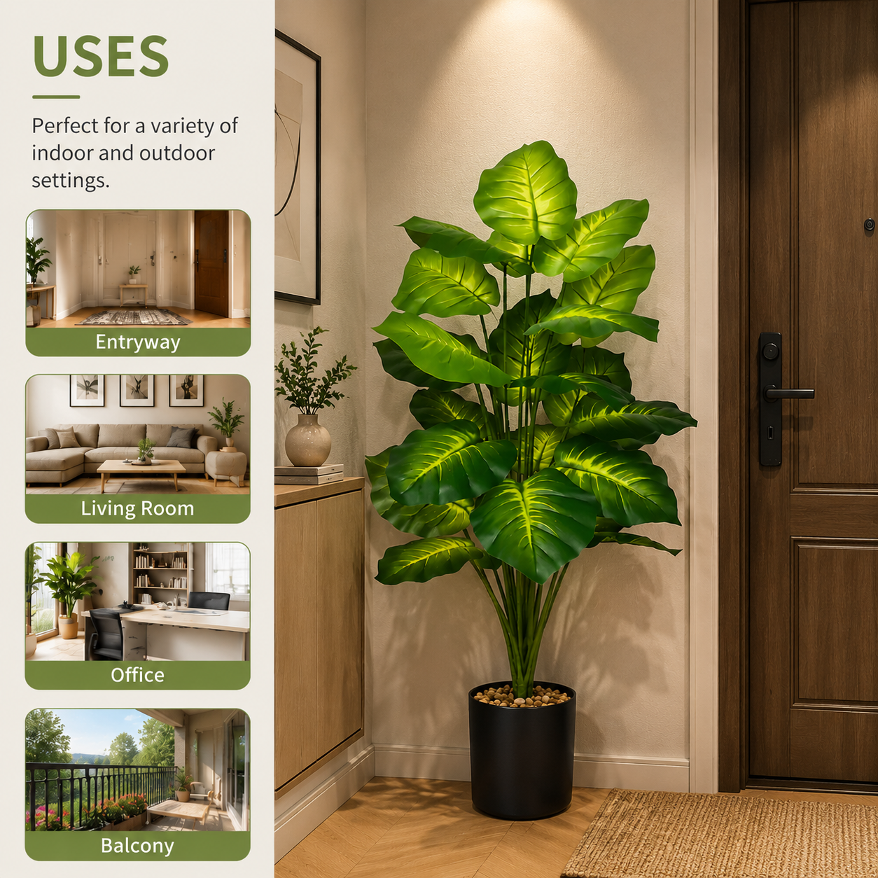 85cm Artificial Pothos Plants  - Badminton Live 리뷰 및 가격
