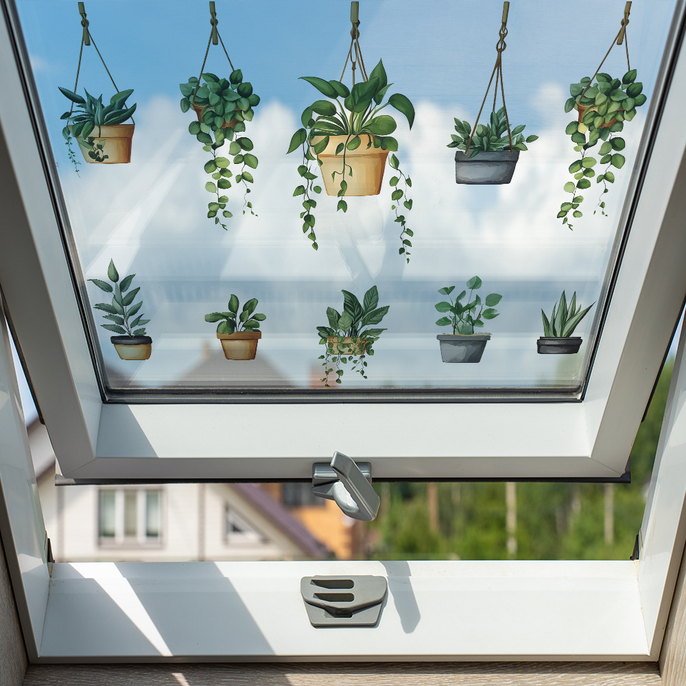 Hanging Green Potted Plant Wal - Badminton Live 리뷰 및 가격
