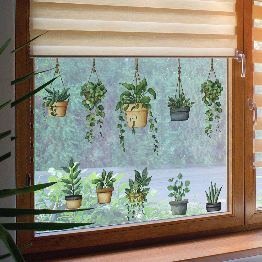 Hanging Green Potted Plant Wal - Badminton Live 리뷰 및 가격