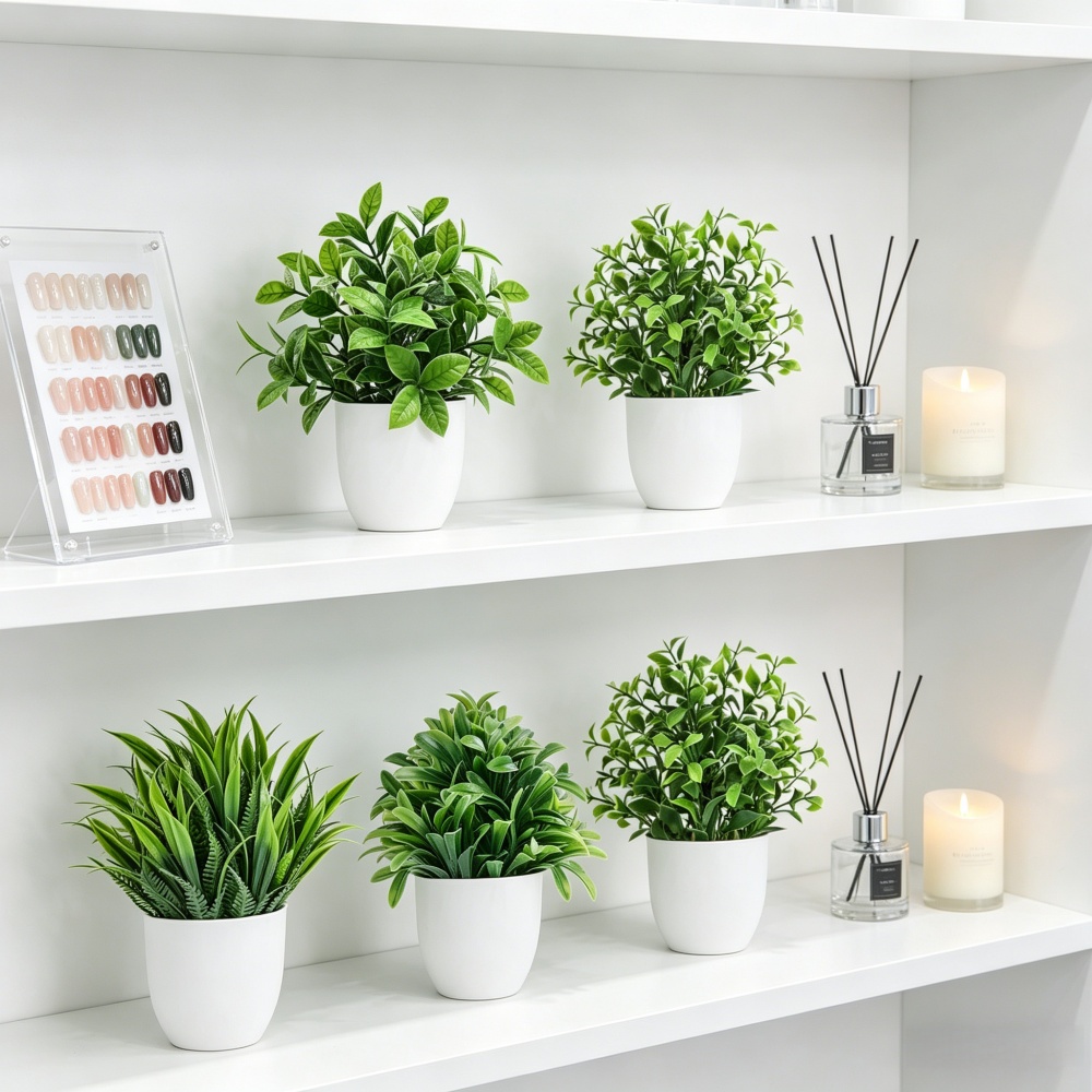 4pcs/set Mini Artificial Plant - Badminton Live 리뷰 및 가격