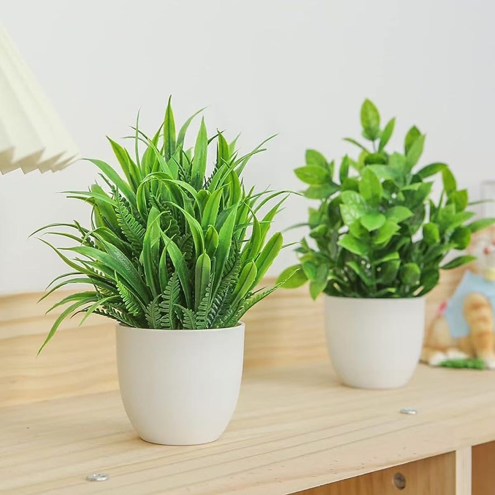 4pcs/set Mini Artificial Plant - Badminton Live 리뷰 및 가격