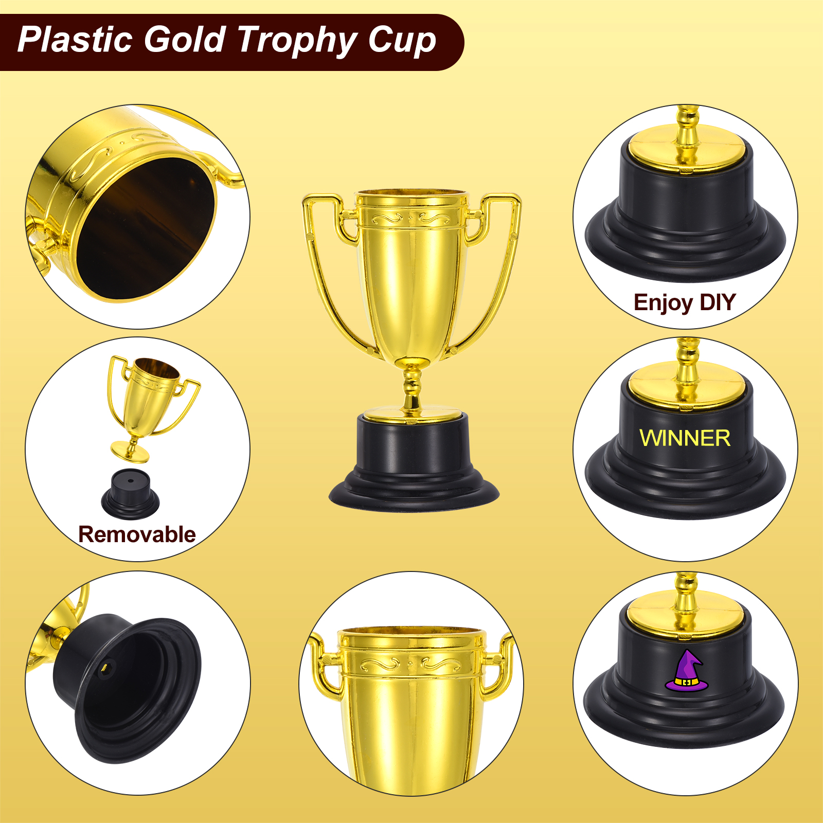 40/48/60/100pcs Mini Gold Trop - Badminton Cup 리뷰 및 가격