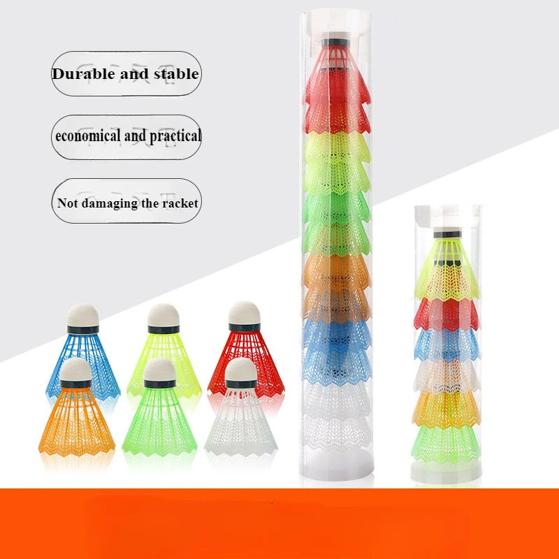 12 Pcs/Set Colorful Shuttlecoc - Badminton League 리뷰 및 가격
