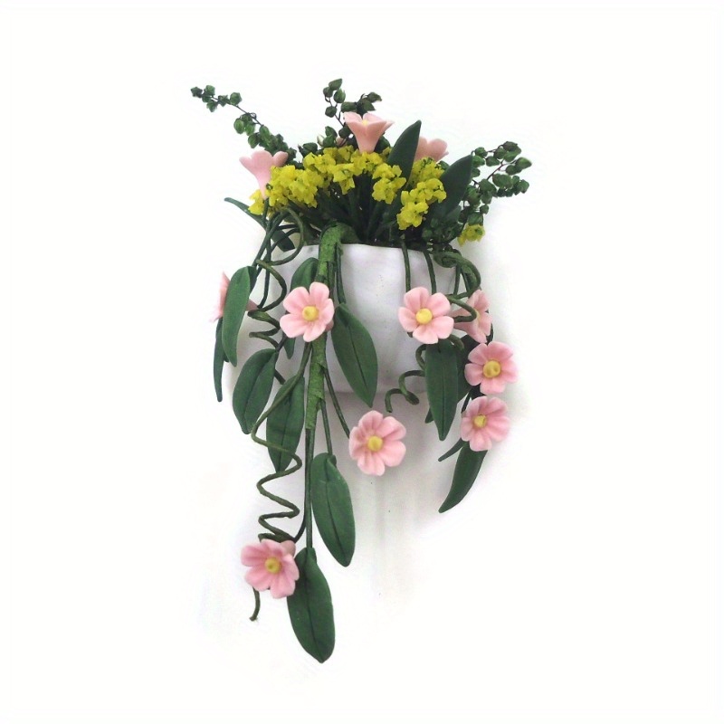 Mini Clay Flower White Wall Ha - Badminton Live 리뷰 및 가격