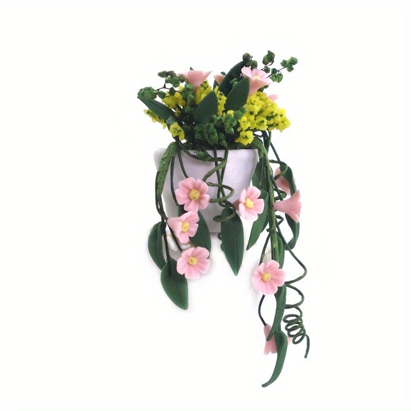 Mini Clay Flower White Wall Ha - Badminton Live 리뷰 및 가격